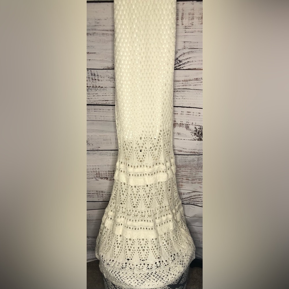Elegant Cream Lace Dress NWOT size Large - Picture 15 of 16